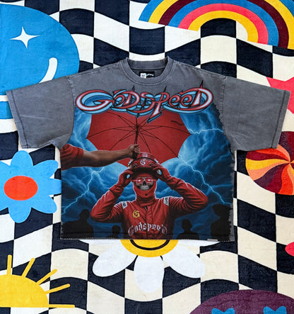 Godspeed Supreme Reign T-Shirt Black Wash