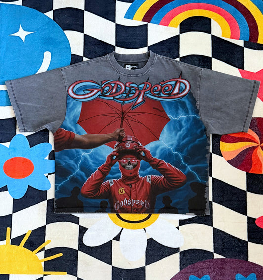 Godspeed Supreme Reign T-Shirt Black Wash