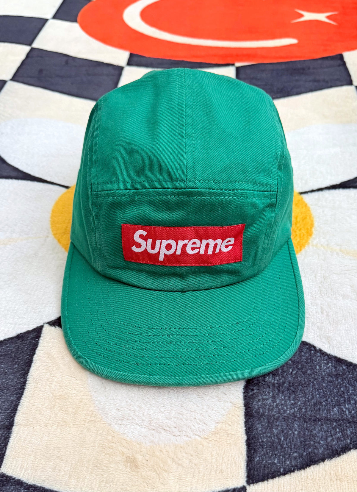 Supreme Washed Chino Twill Camp Cap – Green