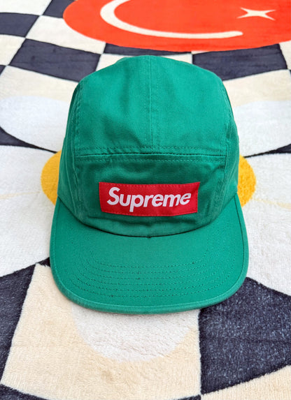 Supreme Washed Chino Twill Camp Cap – Green
