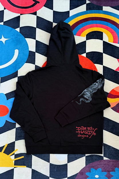 ED HARDY BLACK PANTHER ZIP HOODIE