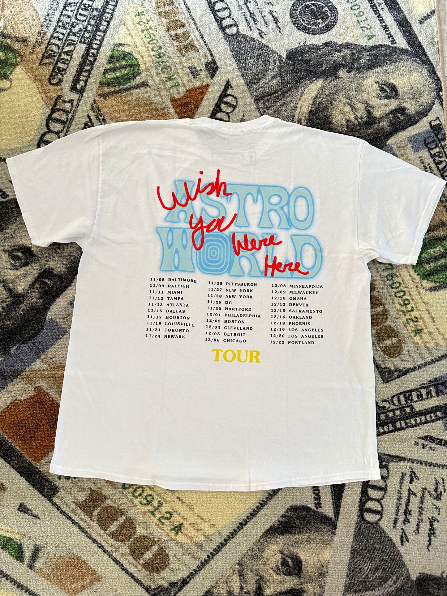 Travis Scott No Bystanders T-Shirt – White