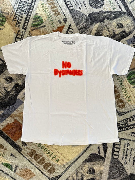 Travis Scott No Bystanders T-Shirt – White