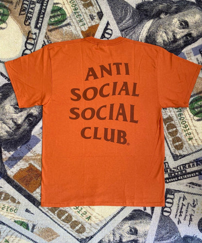 Anti Social Social Club x Undefeated Still Paranoid Tee – Orange