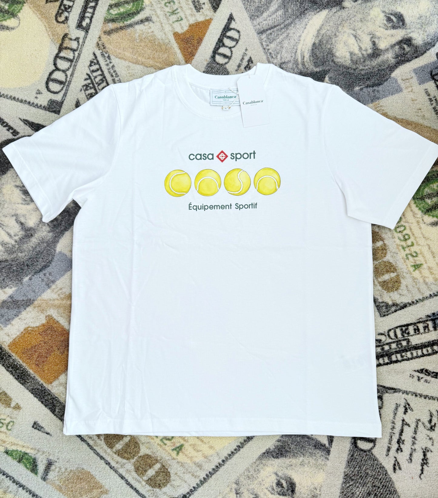 Casablanca Casa Sport Tennis Balls Printed T-Shirt