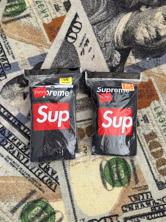 Supreme Hanes boxer briefs 4 Pack