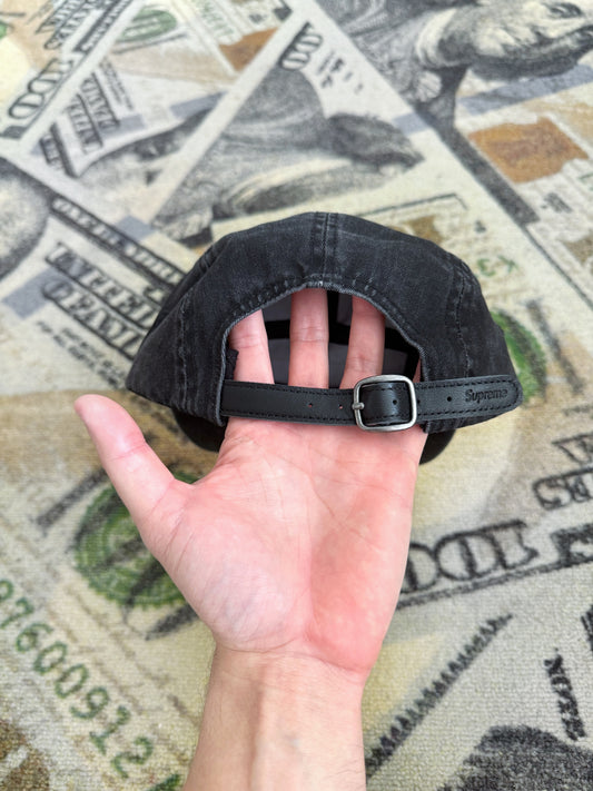 Supreme Washed Chino Twill Camp Cap – Black