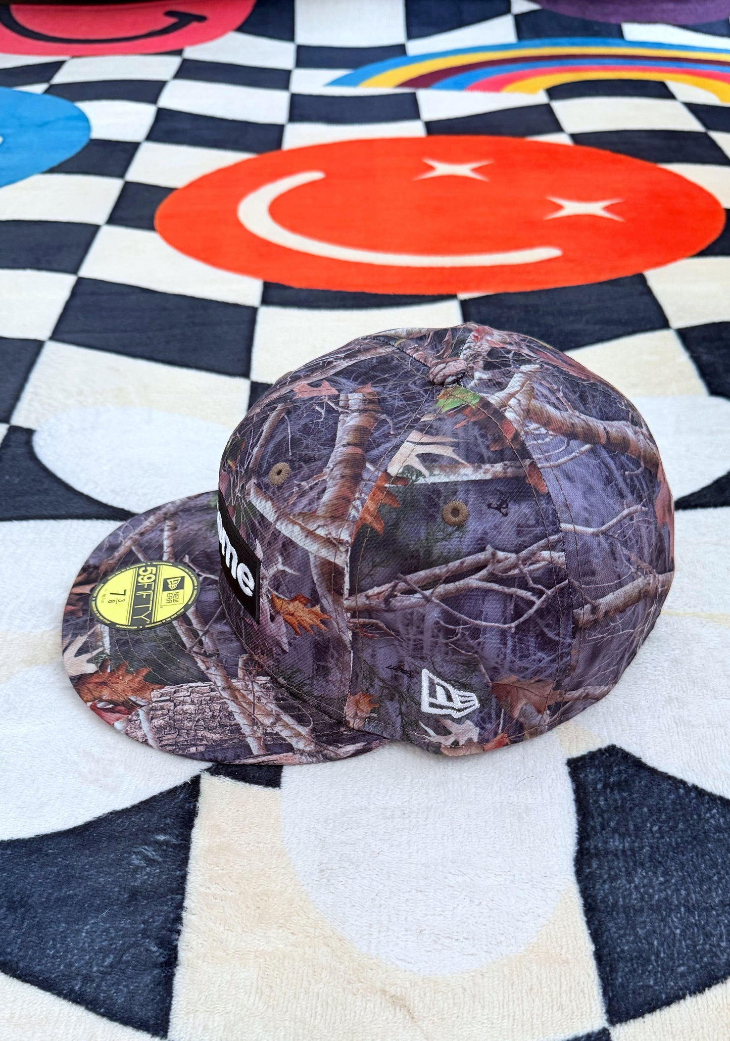 Supreme Ghostface Box Logo New Era 59FIFTY Cap Camo