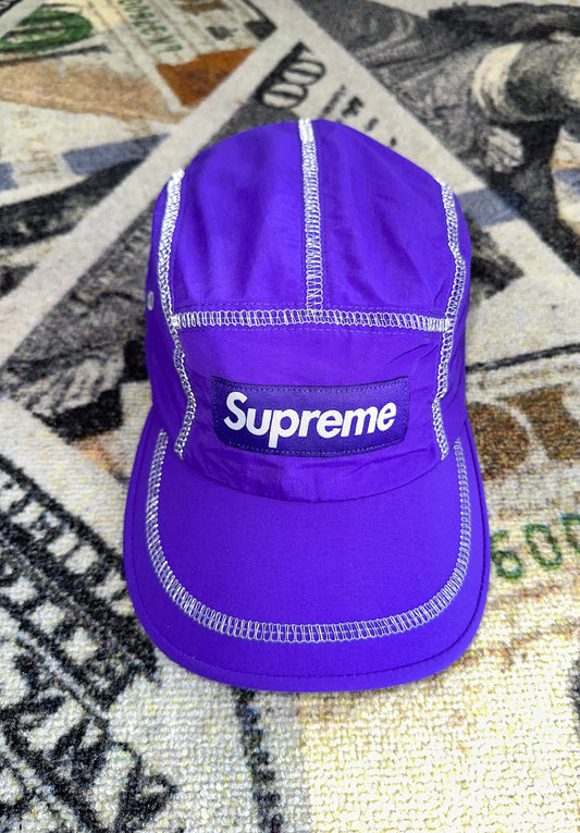 Supreme Reflective Stitch Camp Cap