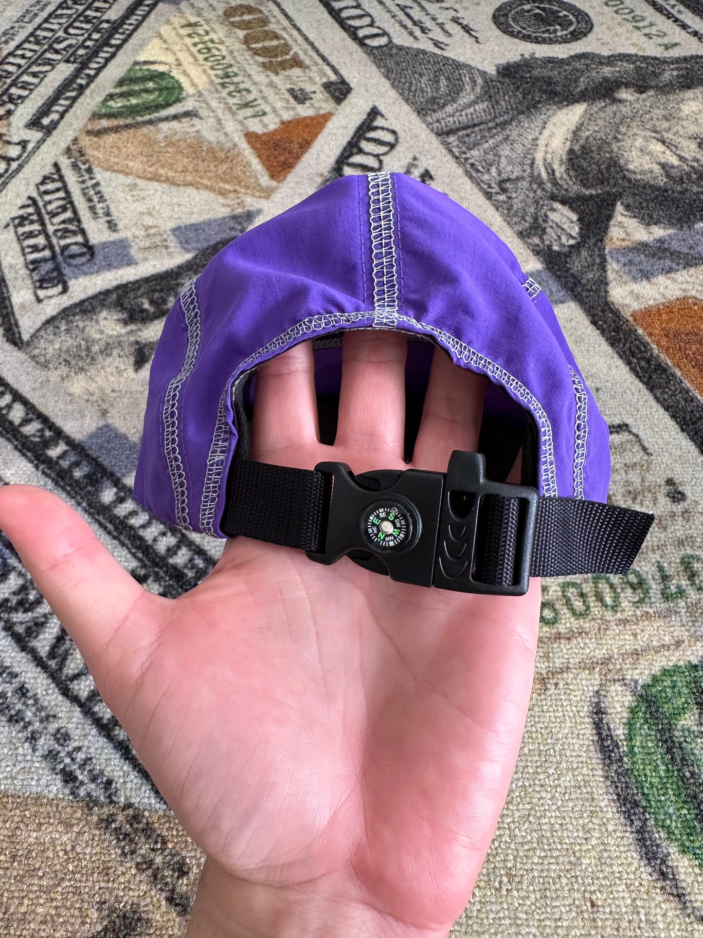 Supreme Reflective Stitch Camp Cap