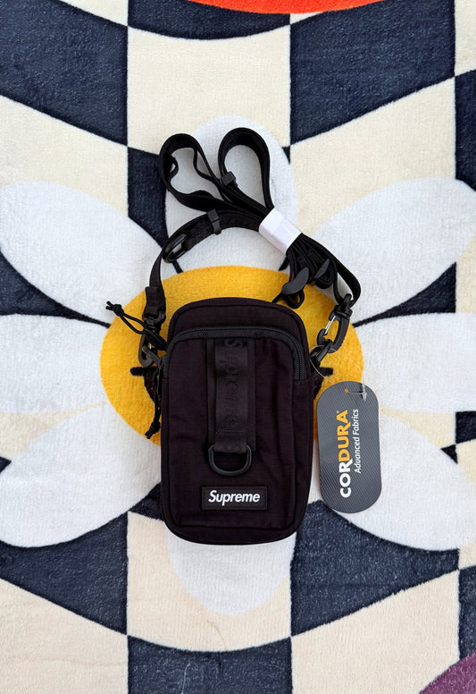 SUPREME SHOULDER BAG BLACK