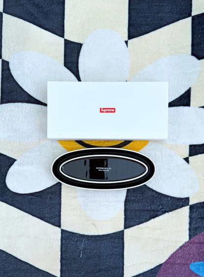 Supreme Oval Tray Black