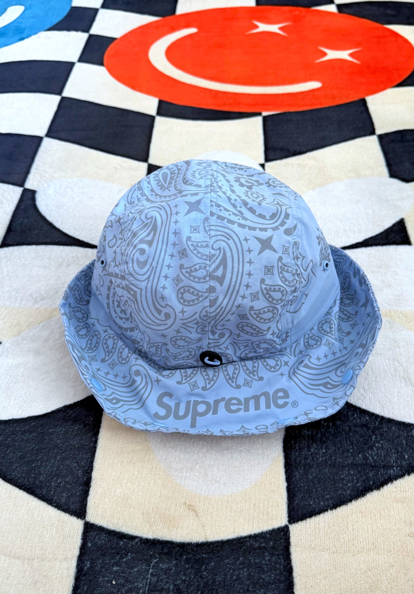 SUPREME REFLECTIVE BANDANA SUNSHIELD CAMP CAP