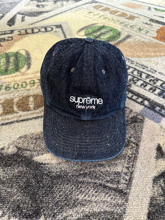 Supreme Classic Logo 6-Panel Denim