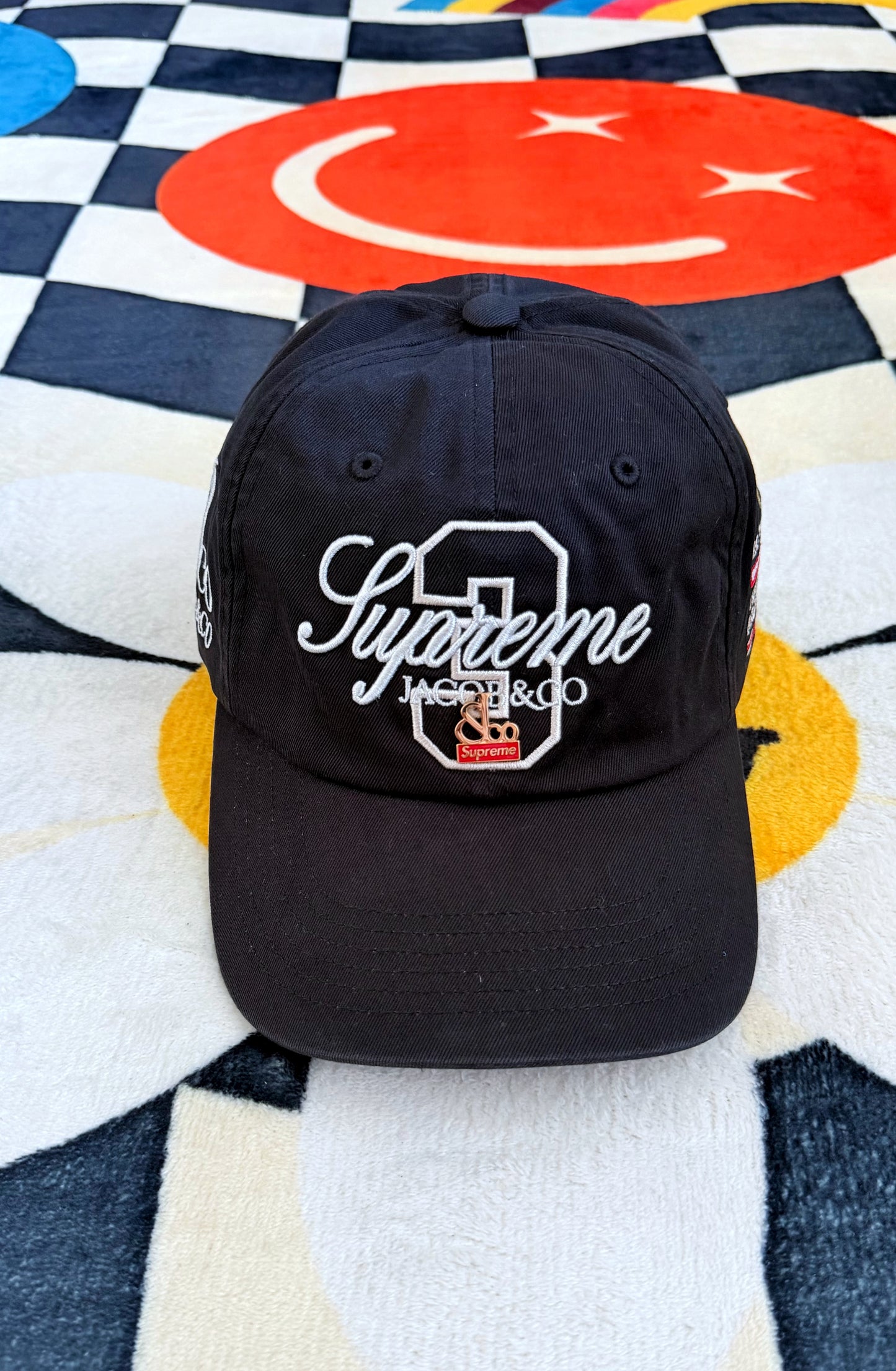 Supreme x La Martina x Jacob & Co.  6-Panel Black