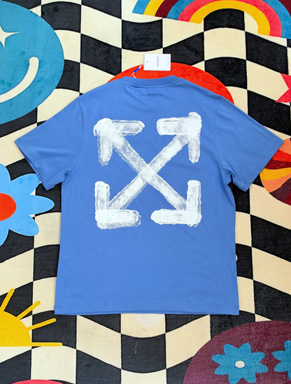 Off-White Spray Arrow Tshirt Blue