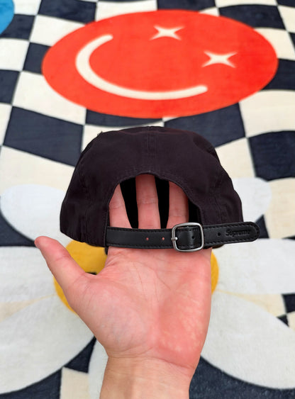 Supreme Washed Chino Twill Camp Cap – Black