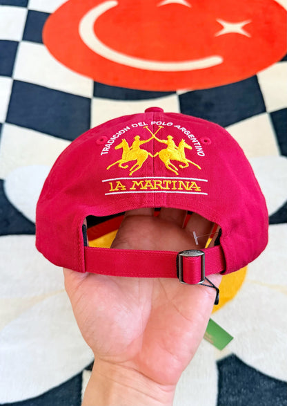 Supreme x La Martina x Jacob & Co.  6-Panel Red