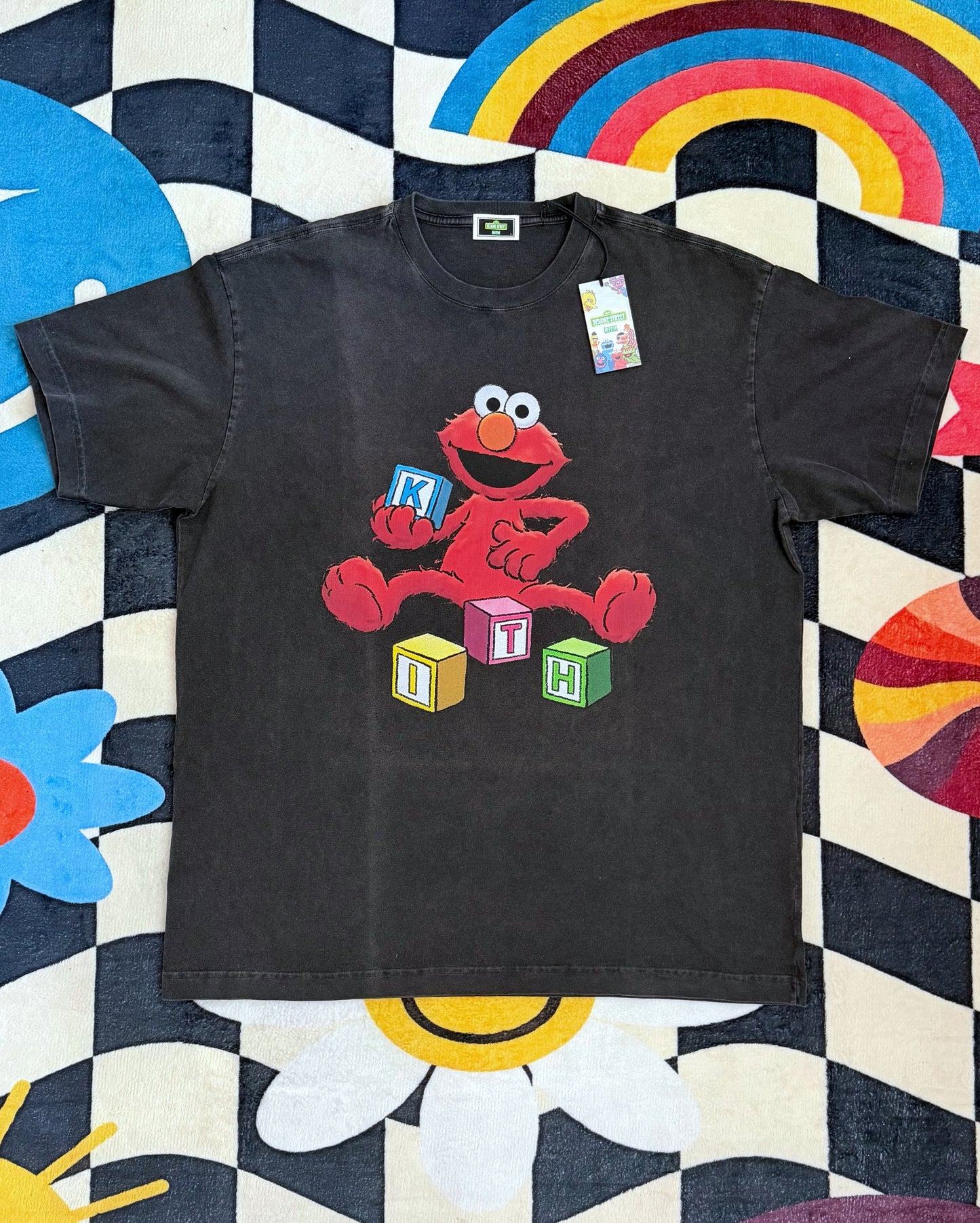 Kith x Sesame Street Alphabet Vintage Tee