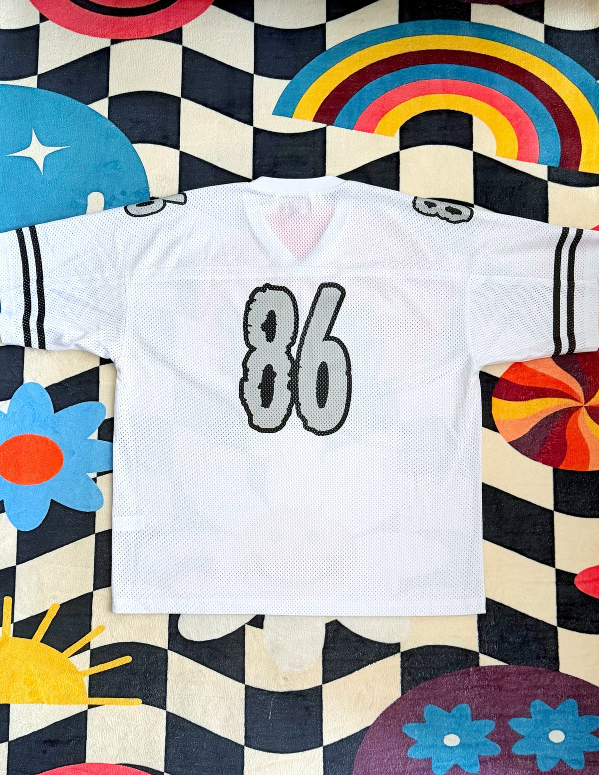 Supreme Reflective Football Jersey – White