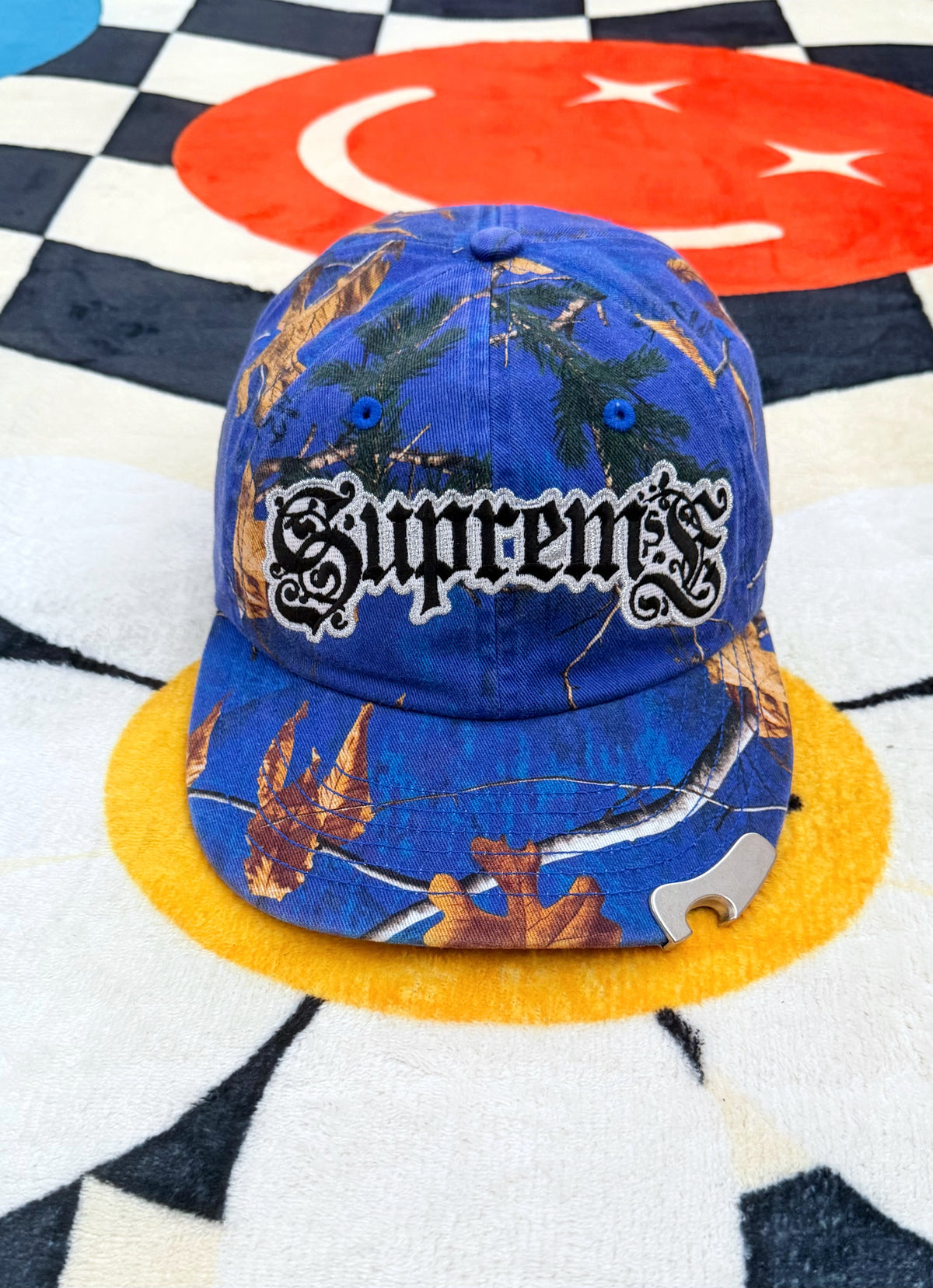 Supreme Bottle Opener 6-Panel Hat  Camouflage