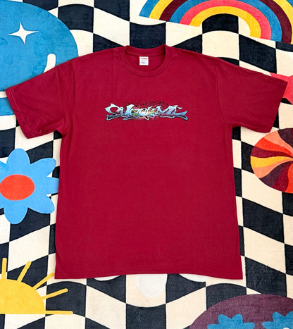 Supreme Tag Tee Red