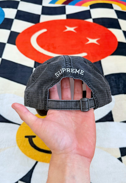 Supreme Arabic Logo Ripstop 6-Panel Black