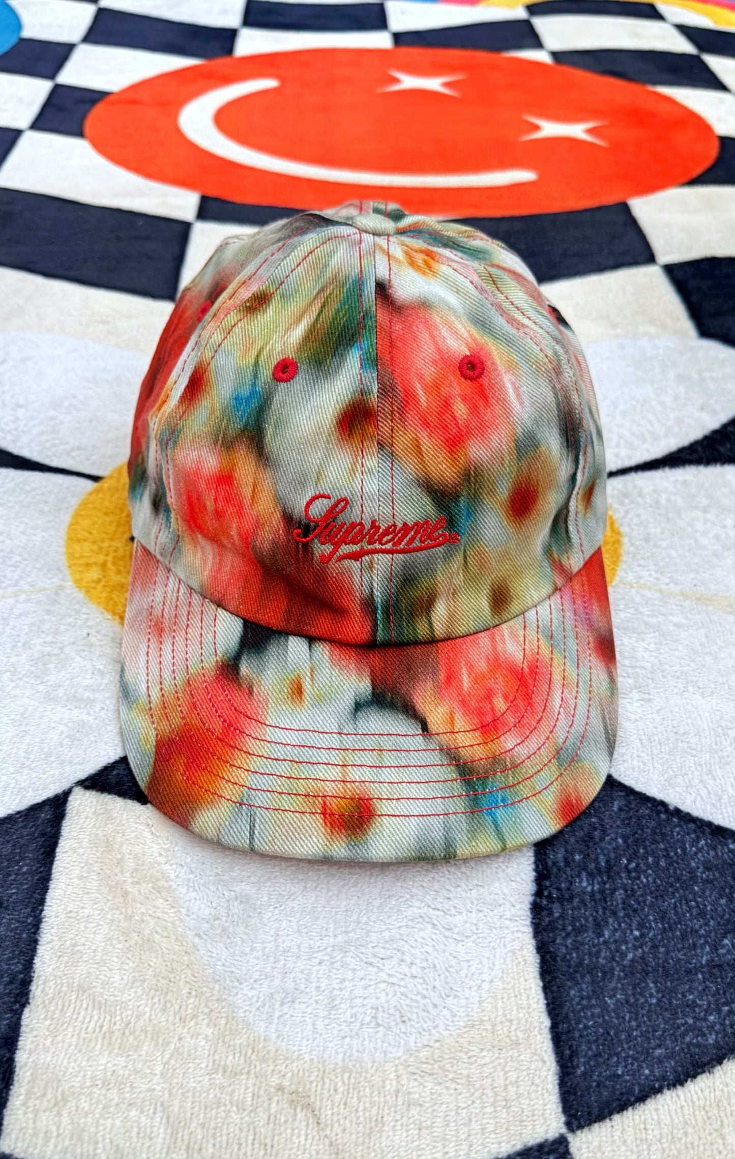 Supreme x Liberty Floral 6-Panel – Red