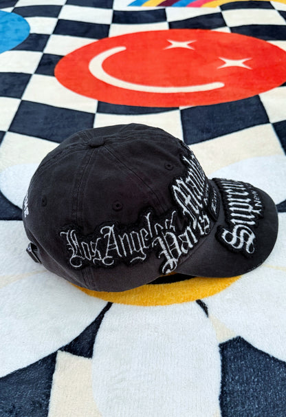 Supreme City Patches 6-Panel Hat Black Camo – SS26