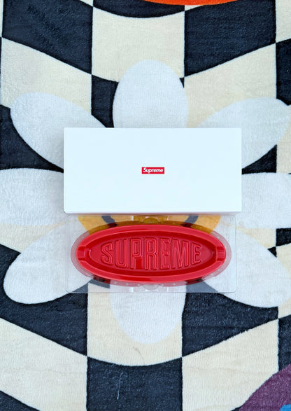 Supreme Oval Tray Red
