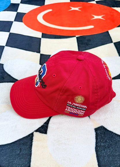 Supreme x La Martina x Jacob & Co.  6-Panel Red