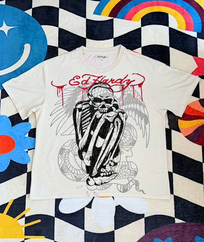 Ed Hardy Skull Graphic Tee