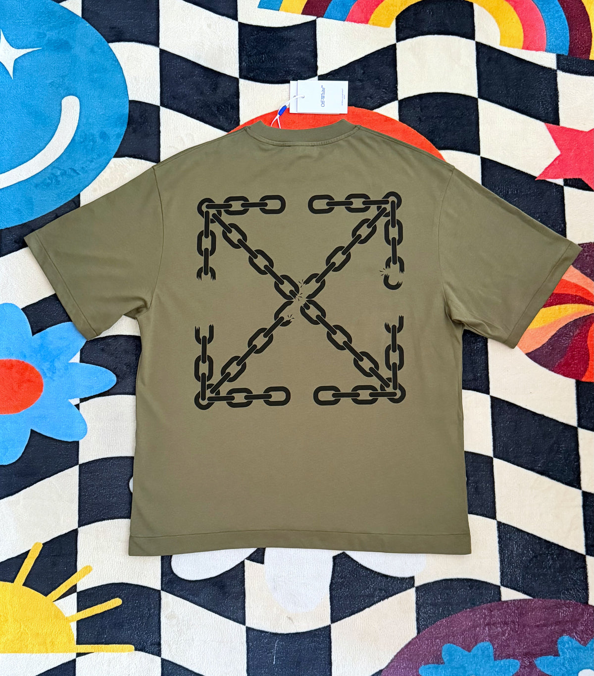 Off-White Chain Arrow Slim Short Sleeve Tee