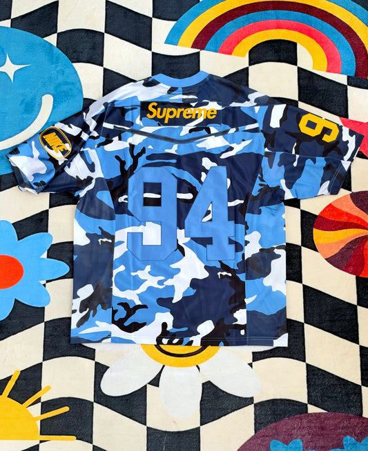 Supreme x Nike Football Jersey – Blue Camo