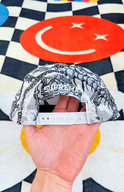 Supreme Wombat Embroidered Mesh Back 6-Panel Yellow