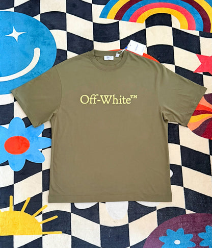 Off-White Logo-Print Cotton T-Shirt