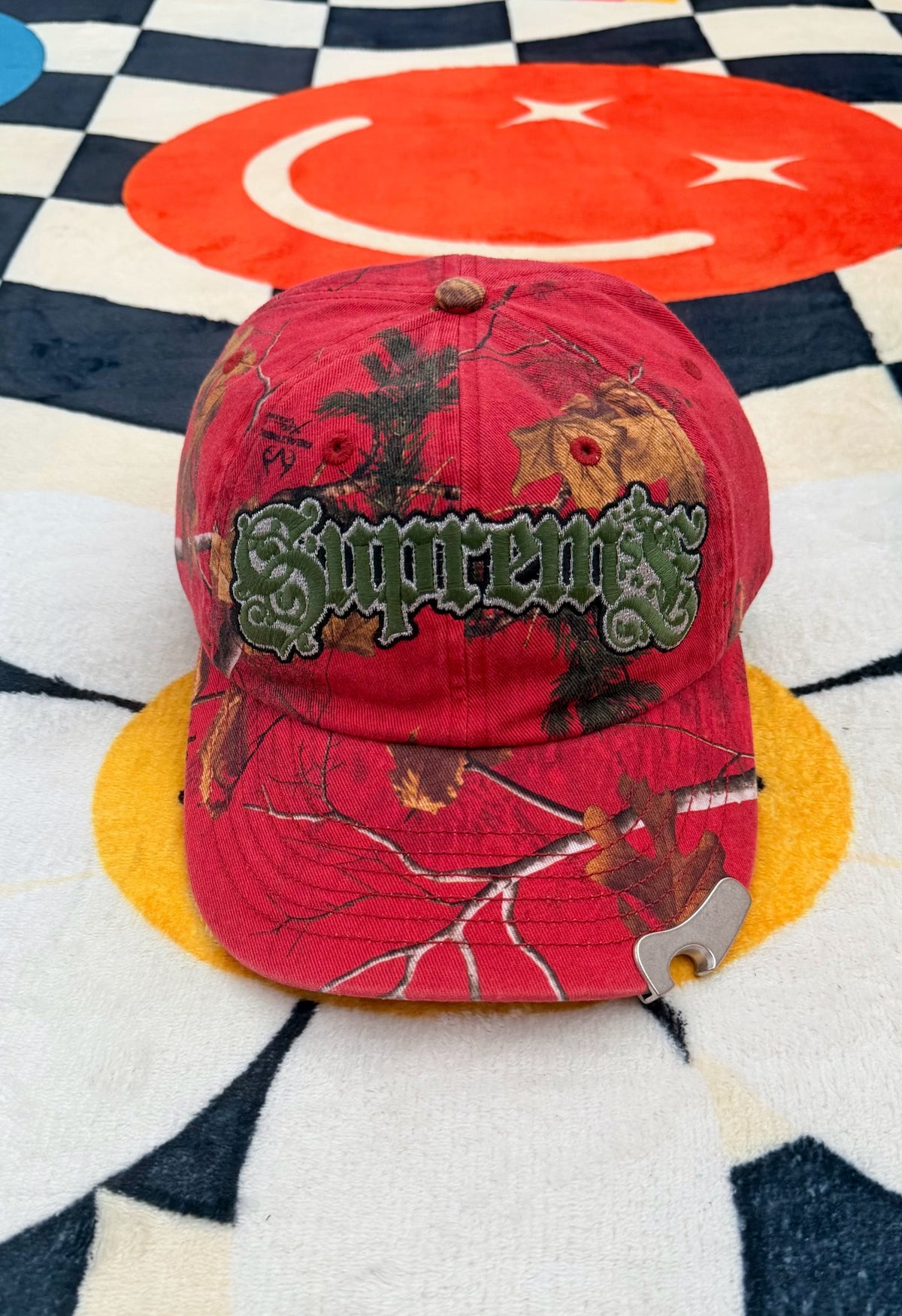 Supreme Bottle Opener 6-Panel Hat  Camouflage