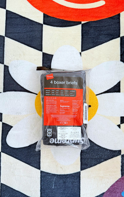 Supreme Hanes boxer briefs 4 Pack