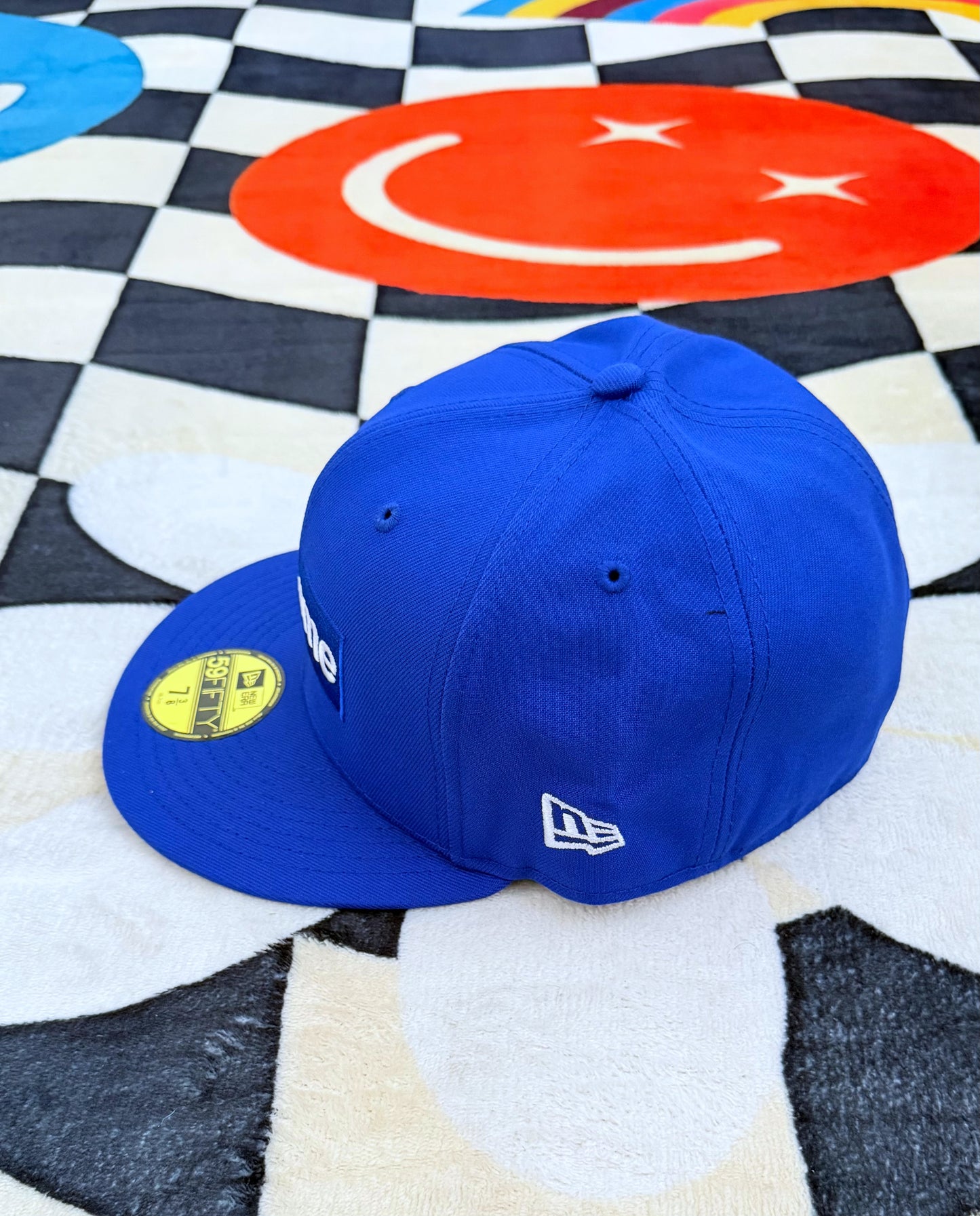 Supreme Ghostface Box Logo New Era 59FIFTY Cap Blue