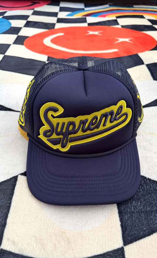 Supreme University Mesh Back 5-Panel Navy SS26