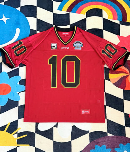 Supreme Find God Football Jersey Red SS26
