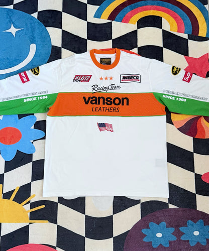 Supreme x Vanson Leathers L/S Top White SS26