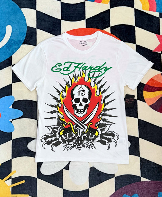 Ed Hardy 13 Skull Tee