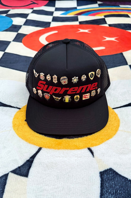 Supreme Pins Mesh Back 5-Panel – Black