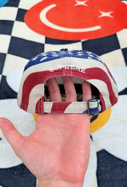 Supreme Pigment Coated S Logo 6-Panel – Flag