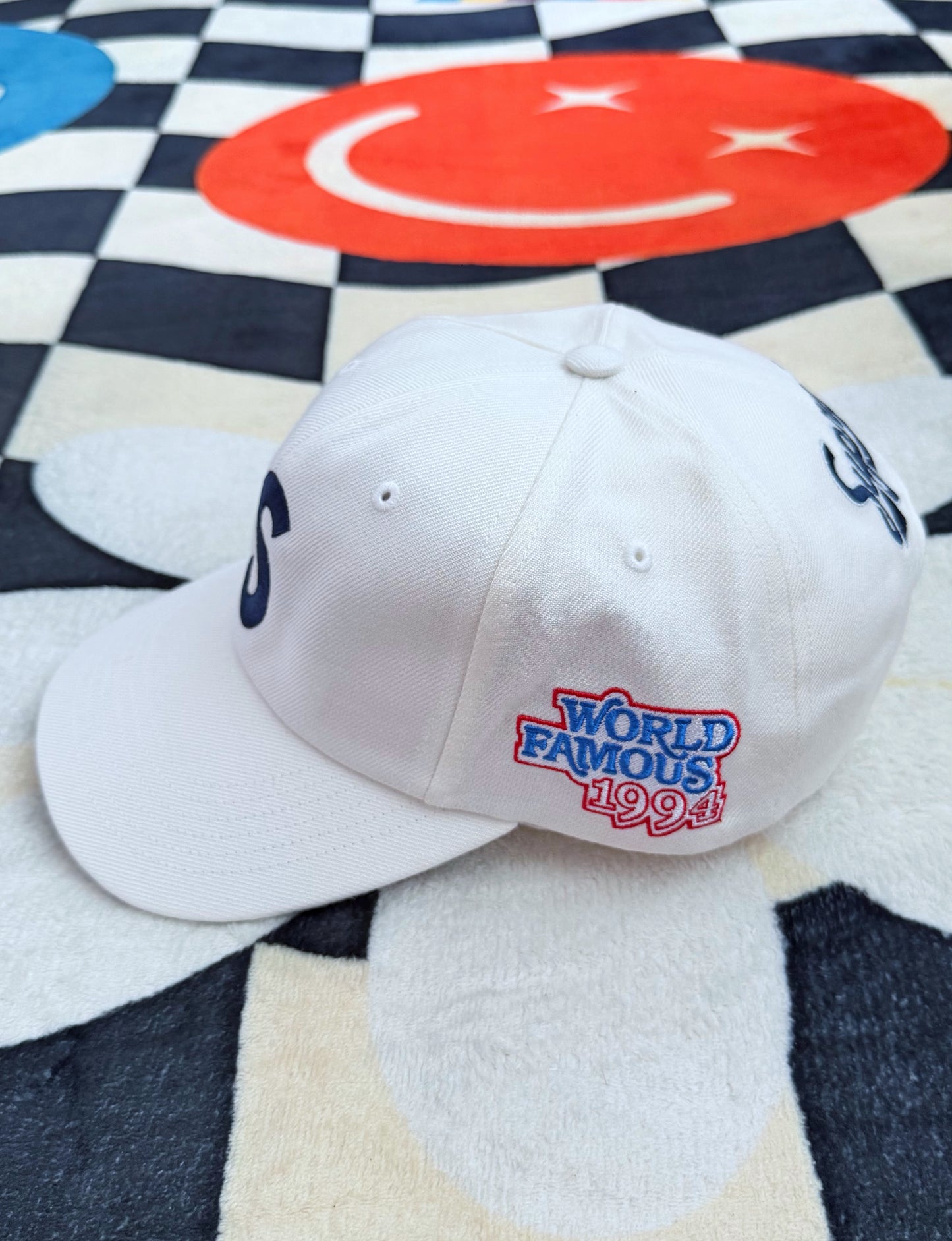 SUPREME WORLD FAMOUS S LOGO 6-PANEL
