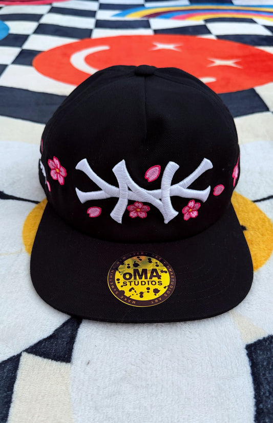 oMA NY CHERRY BLOSSOM HAT