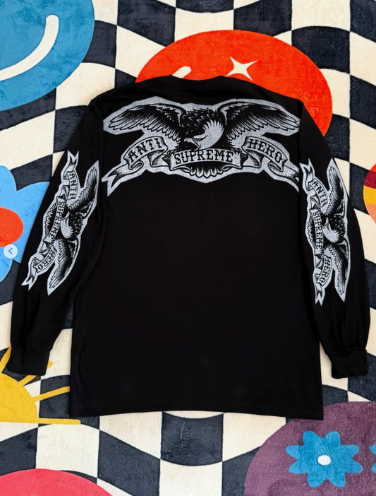 Supreme x Antihero Eagle Long Sleeve T-Shirt