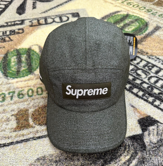 Supreme Glitter Cordura Camp Cap – Black