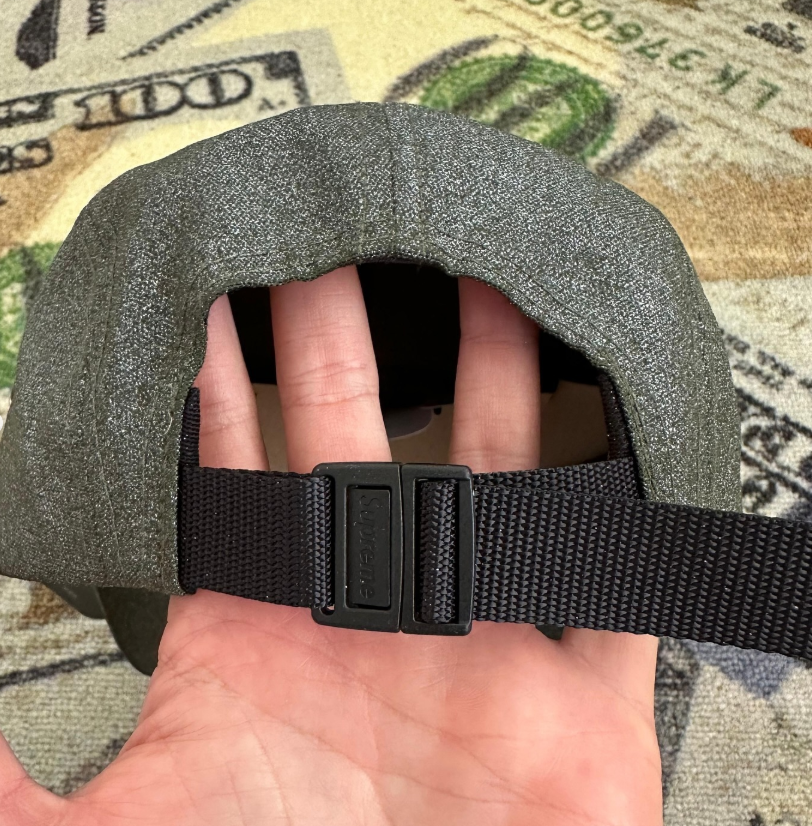 Supreme Glitter Cordura Camp Cap – Black